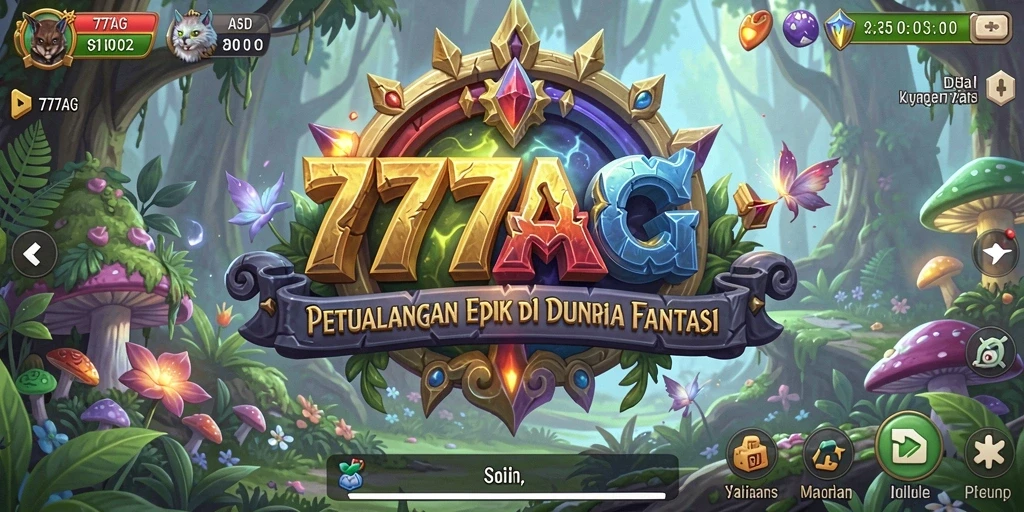 Tangkapan layar menunjukkan aksi pertarungan seru di 777AG.