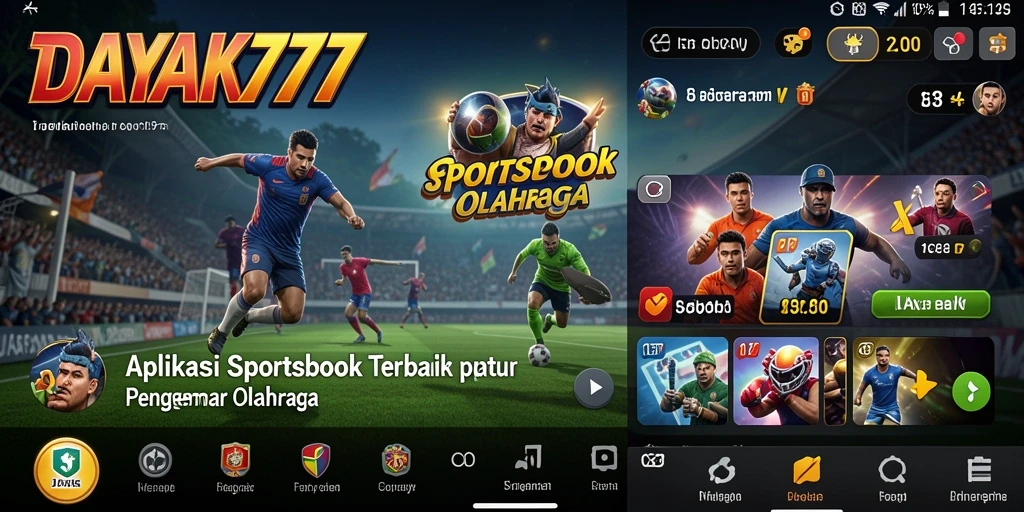 Tampilan menarik dari gameplay Sportsbook DAYAK777.