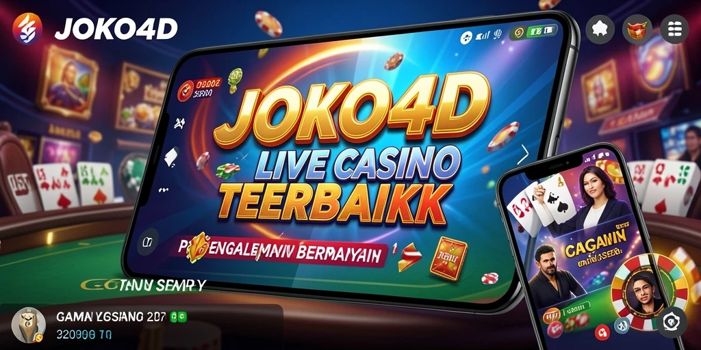 Tampilan langsung permainan Live Casino JOKO4D yang mendebarkan.