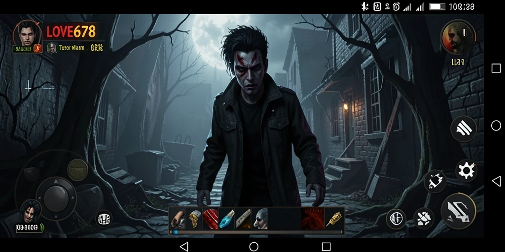 Gameplay LOVE678 yang menegangkan dan penuh kegelapan.