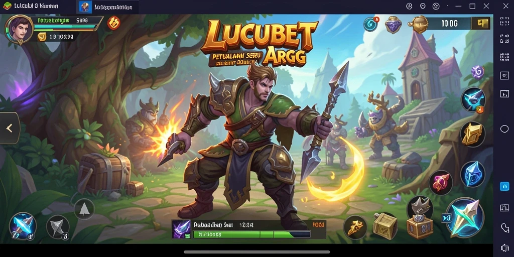 Tampilan gameplay LUCUBET yang mendebarkan dan penuh aksi.