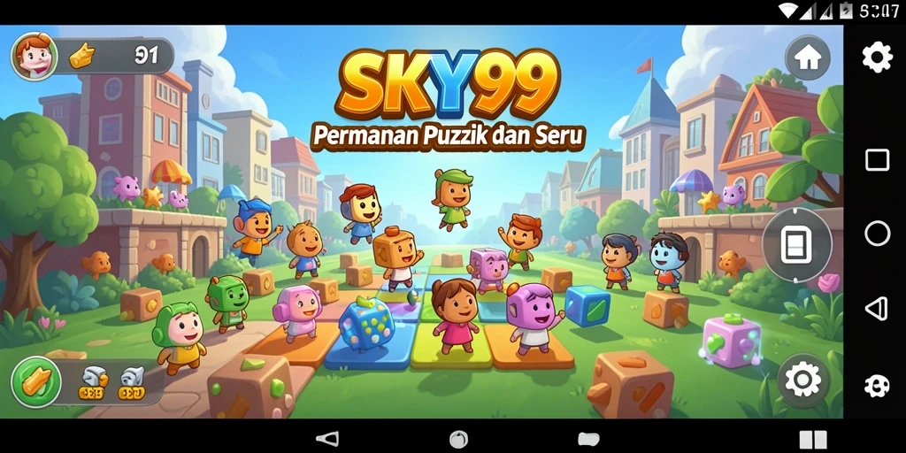 Tampilan gameplay SKY99 yang menarik dan penuh teka-teki.