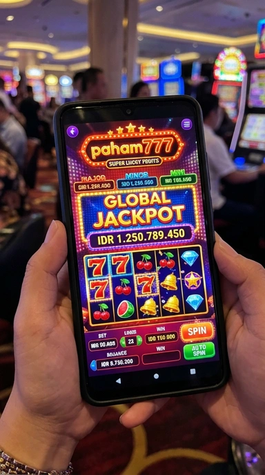 Screenshot proses pengunduhan aplikasi di paham777.
